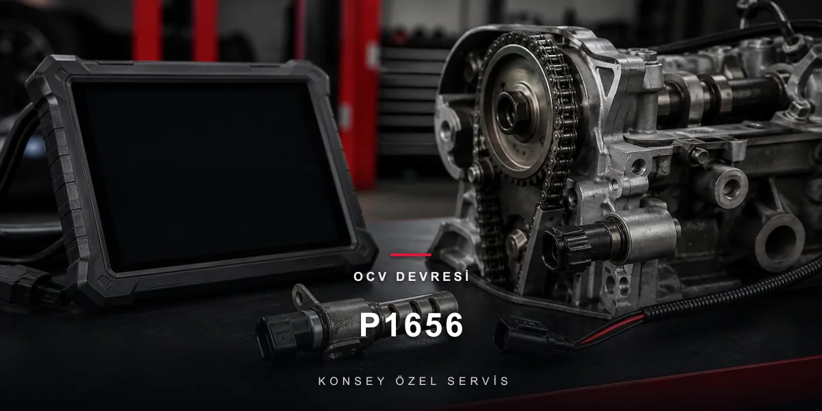 P1656 Arıza Kodu: OCV Devresi — Toyota VVT Valfinin Elektrik Dosyası için Konsey Özel Servis görseli