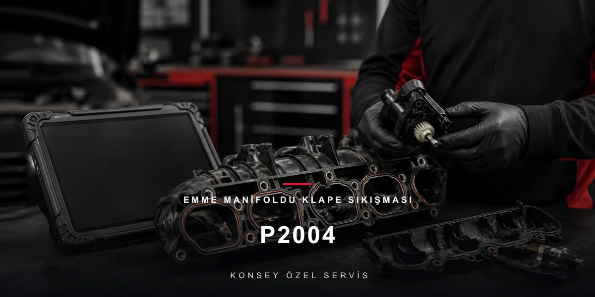 P2004 Arıza Kodu: Emme Manifoldu Klape Sıkışması — Swirl Kapakları için Konsey Özel Servis görseli