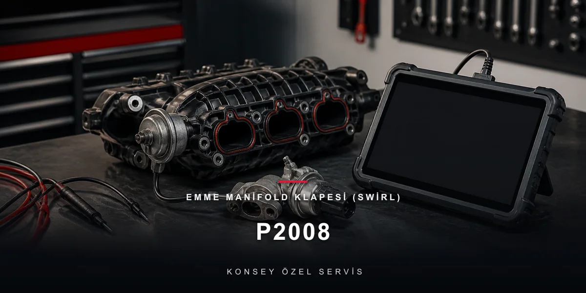 P2008 Arıza Kodu: Emme Manifold Klapesi (Swirl) — Dizellerin Derdi için Konsey Özel Servis görseli