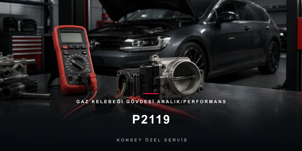 P2119 Arıza Kodu: Gaz Kelebeği Gövdesi Aralık/Performans için Konsey Özel Servis görseli