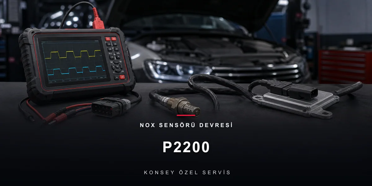 P2200 Arıza Kodu: NOx Sensörü Devresi — Azot Bekçisinin Elektriği için Konsey Özel Servis görseli