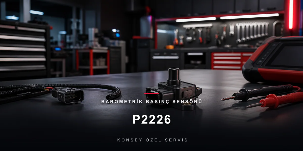 P2226 Arıza Kodu: Barometrik Basınç Sensörü — Rakım Verisinin Kaybı için Konsey Özel Servis görseli