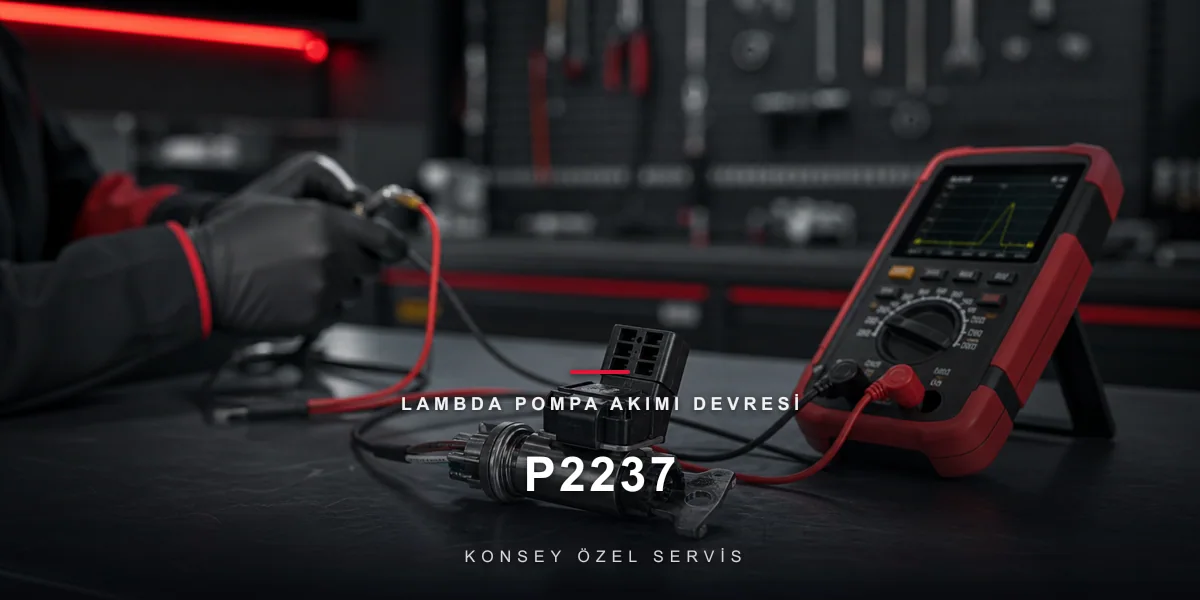 P2237 Arıza Kodu: Lambda Pompa Akımı Devresi — Geniş Bandın İç Organı için Konsey Özel Servis görseli