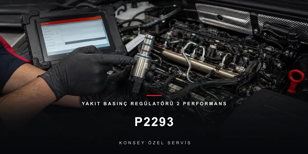 P2293 Arıza Kodu: Yakıt Basınç Regülatörü 2 Performans — Yüksek Basıncın İkinci Vanası için Konsey Özel Servis görseli
