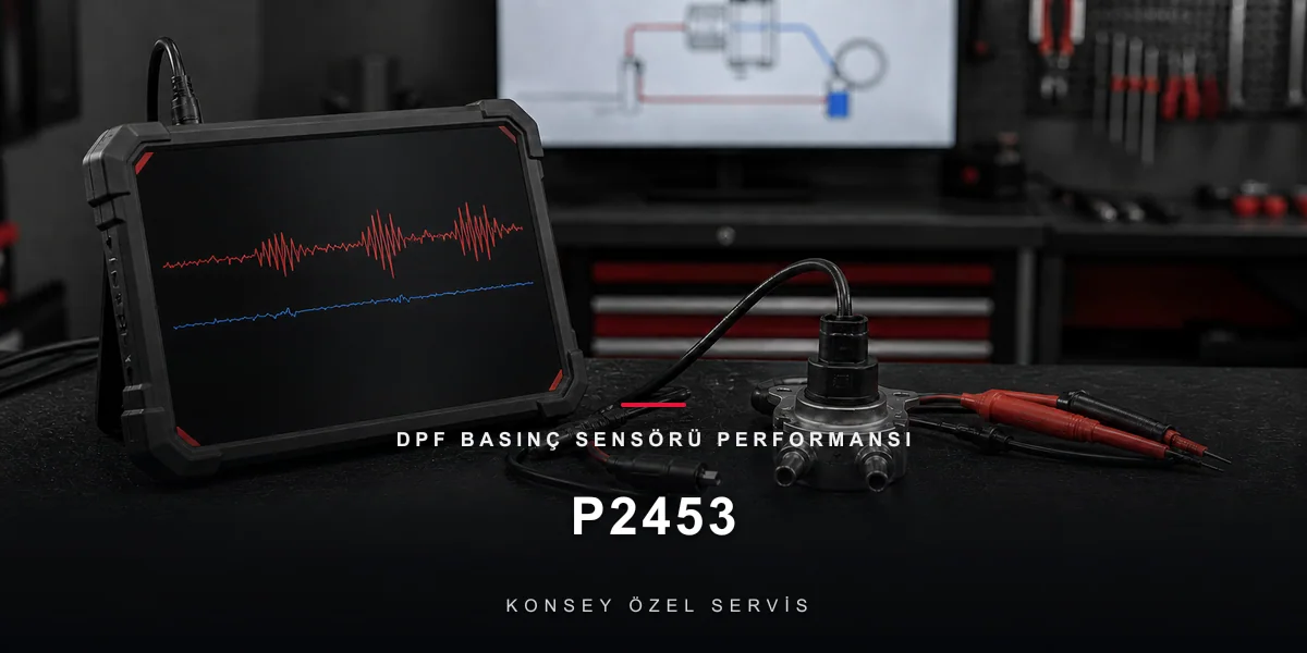 P2453 Arıza Kodu: DPF Basınç Sensörü Performansı — Yalancı Veri için Konsey Özel Servis görseli
