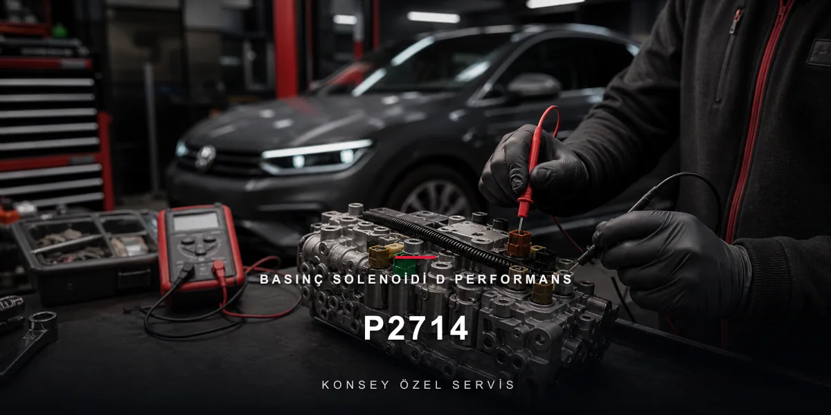 P2714 Arıza Kodu: Basınç Solenoidi D Performans — Aisin Kutularının Tanıdığı için Konsey Özel Servis görseli