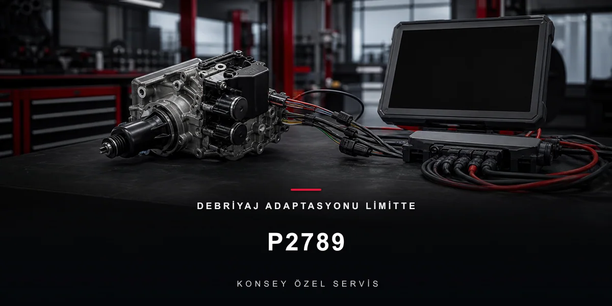 P2789 Arıza Kodu: Debriyaj Adaptasyonu Limitte — Öğrenmenin Sonu için Konsey Özel Servis görseli
