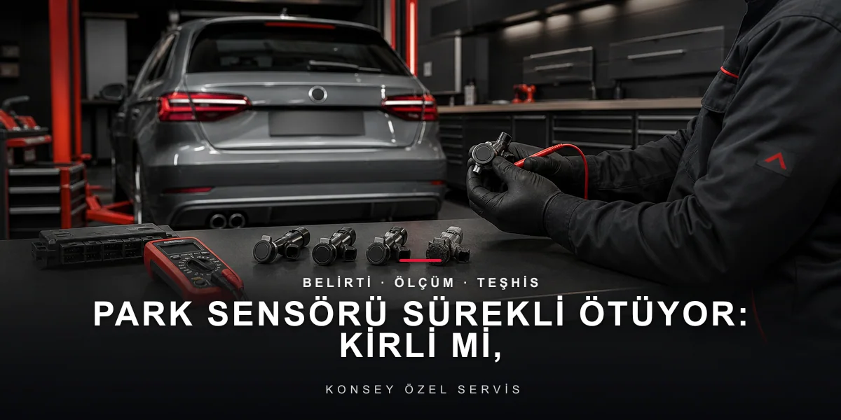 Park Sensörü Sürekli Ötüyor: Kirli mi, Arızalı mı, Islak mı? için Konsey Özel Servis görseli