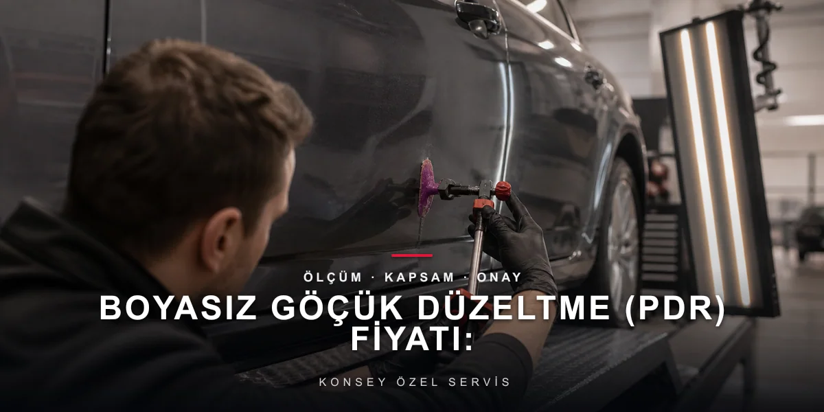 Boyasız Göçük Düzeltme (PDR) Fiyatı: Göçük Başına Ekonomi için Konsey Özel Servis görseli