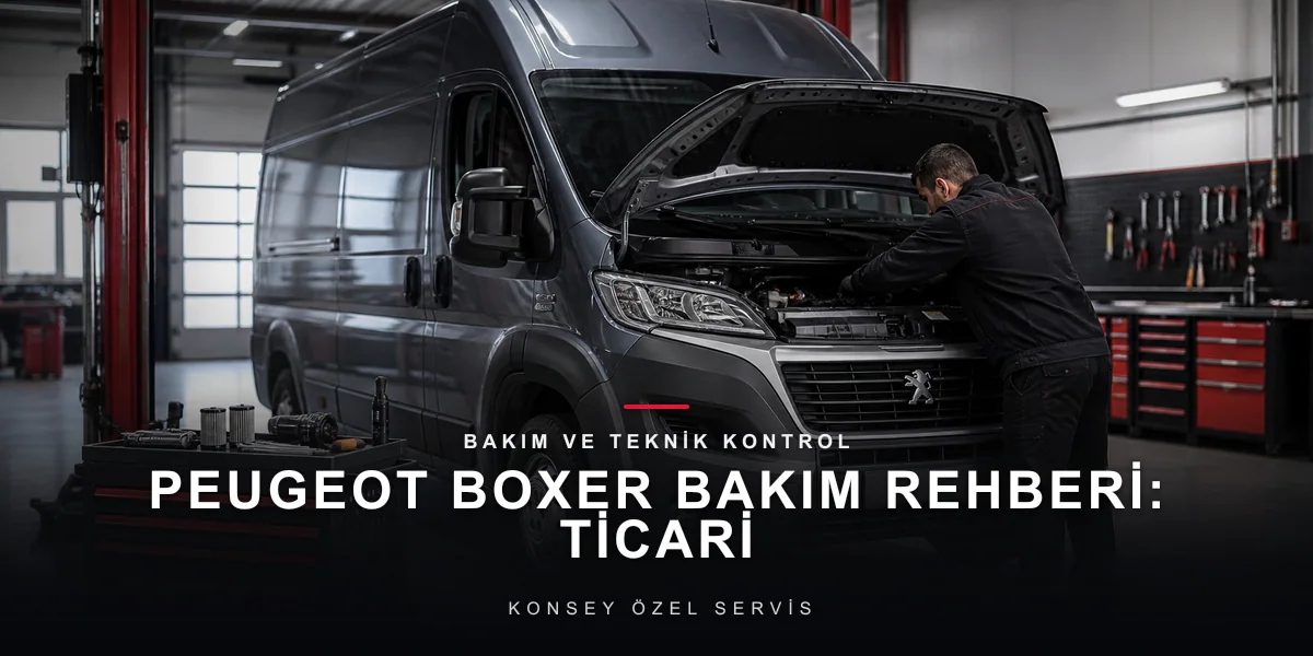 Peugeot Boxer Bakım Rehberi: Ticari Devin El Kitabı için Konsey Özel Servis görseli