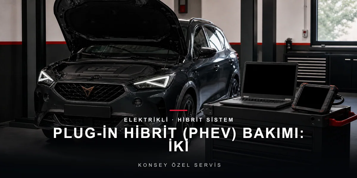Plug-in Hibrit (PHEV) Bakımı: İki Dünyalı Aracın Takvimi için Konsey Özel Servis görseli