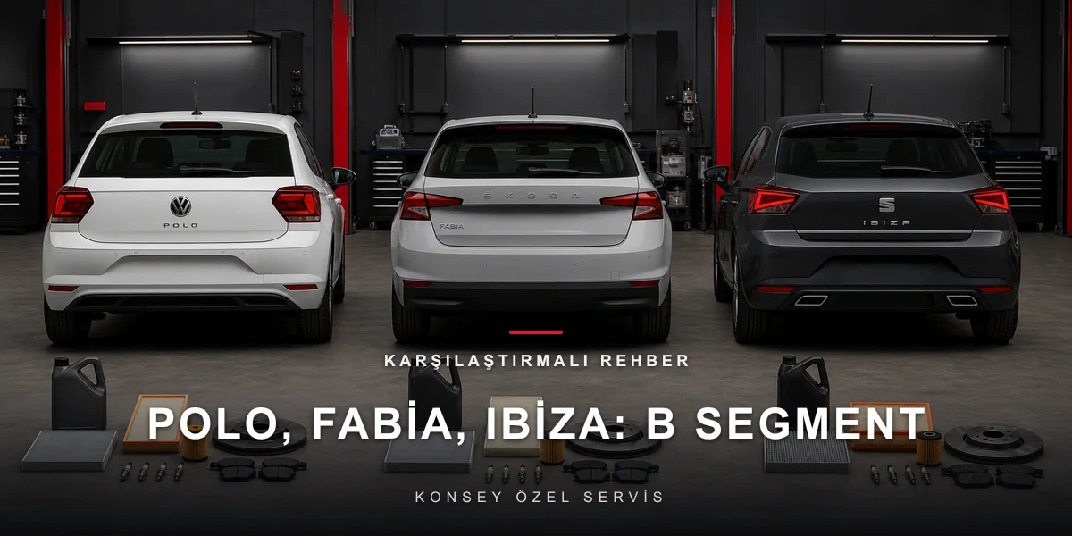 Polo, Fabia, Ibiza: B Segment Üçüzlerinde Doğru Seçim için Konsey Özel Servis görseli