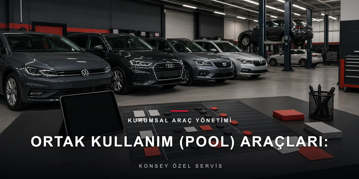Ortak Kullanım (Pool) Araçları: 'Kimsenin Aracı' Sendromuna Çözüm için Konsey Özel Servis görseli