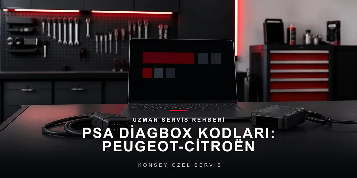 DiagBox Kodları: Peugeot-Citroën Arıza Kodu Okuma Rehberi için Konsey Özel Servis görseli
