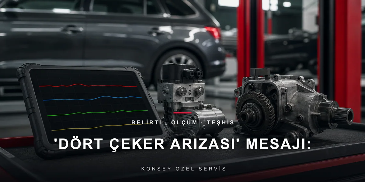 Konsey Özel Servis - blog quattro haldex arizasi mesaji