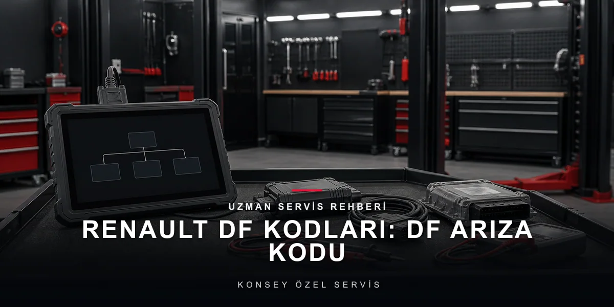 Renault DF Kodları: DF Arıza Kodu Sistemi ve Okuma Rehberi için Konsey Özel Servis görseli