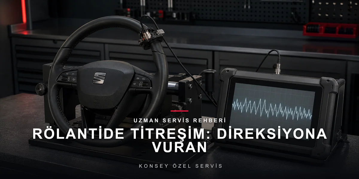 Rölantide Titreşim: Direksiyona Vuran O İnce Sarsıntı için Konsey Özel Servis görseli