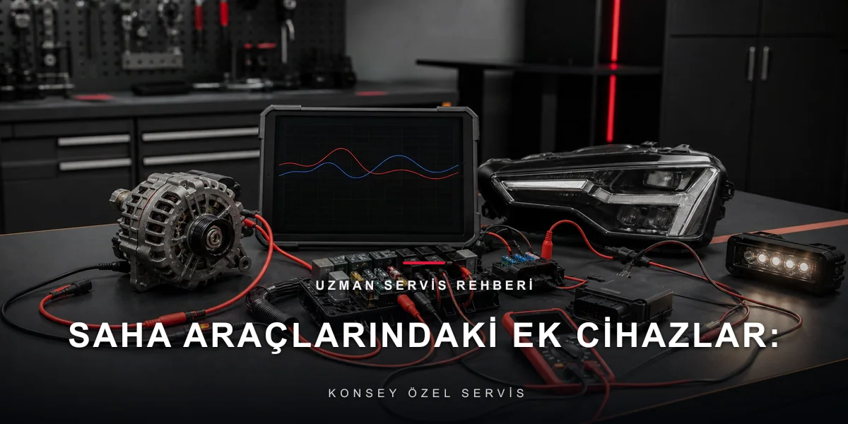 Saha Araçlarındaki Ek Cihazlar: Elektrik Yüküne Bakım Etkisi için Konsey Özel Servis görseli