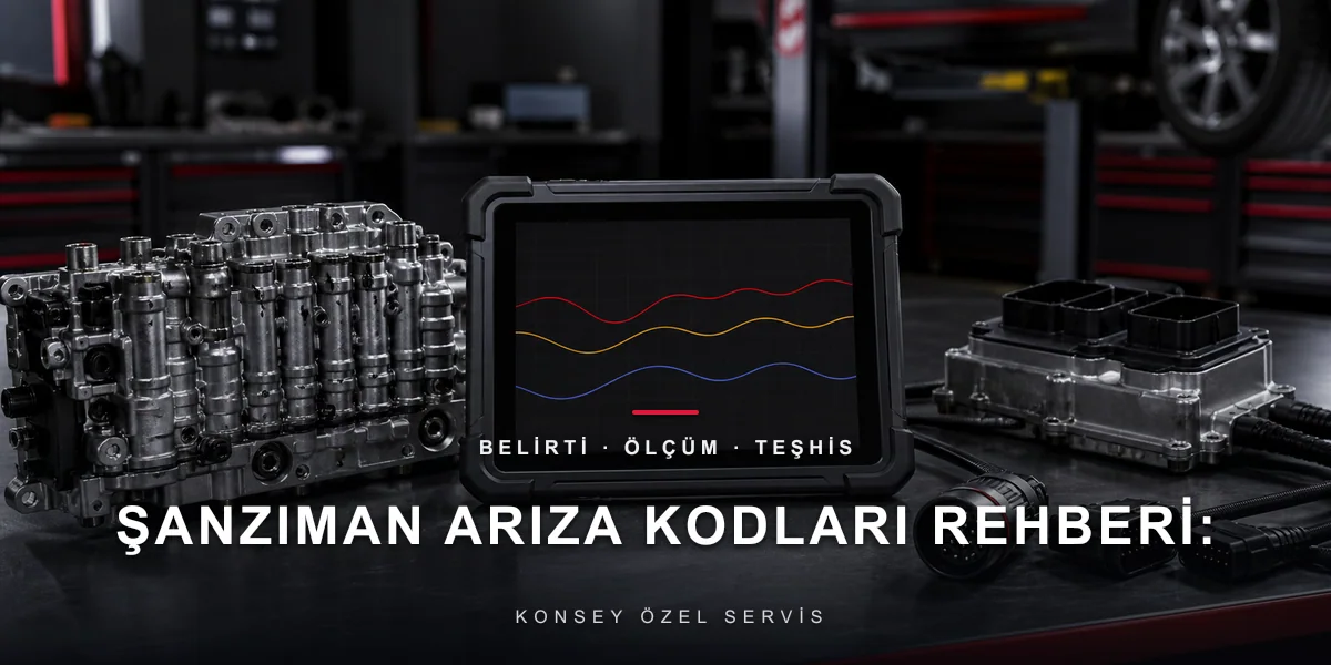 Şanzıman Arıza Kodları Rehberi: P07xx-P09xx Tam Harita için Konsey Özel Servis görseli