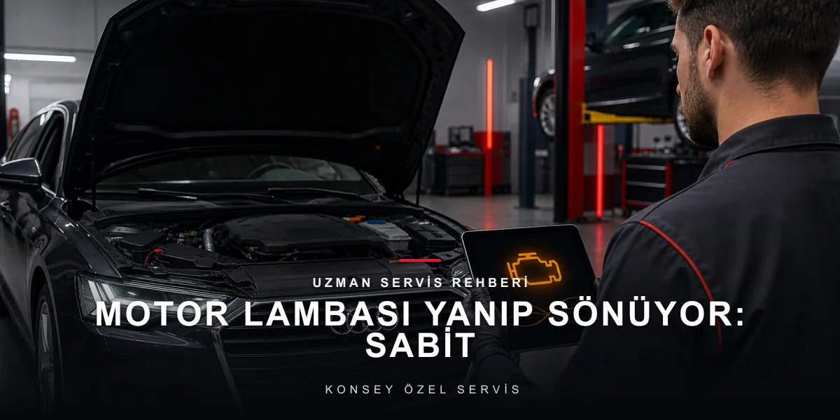 Motor Lambası Yanıp Sönüyor: Sabit Yanmaktan Farkı Büyük için Konsey Özel Servis görseli