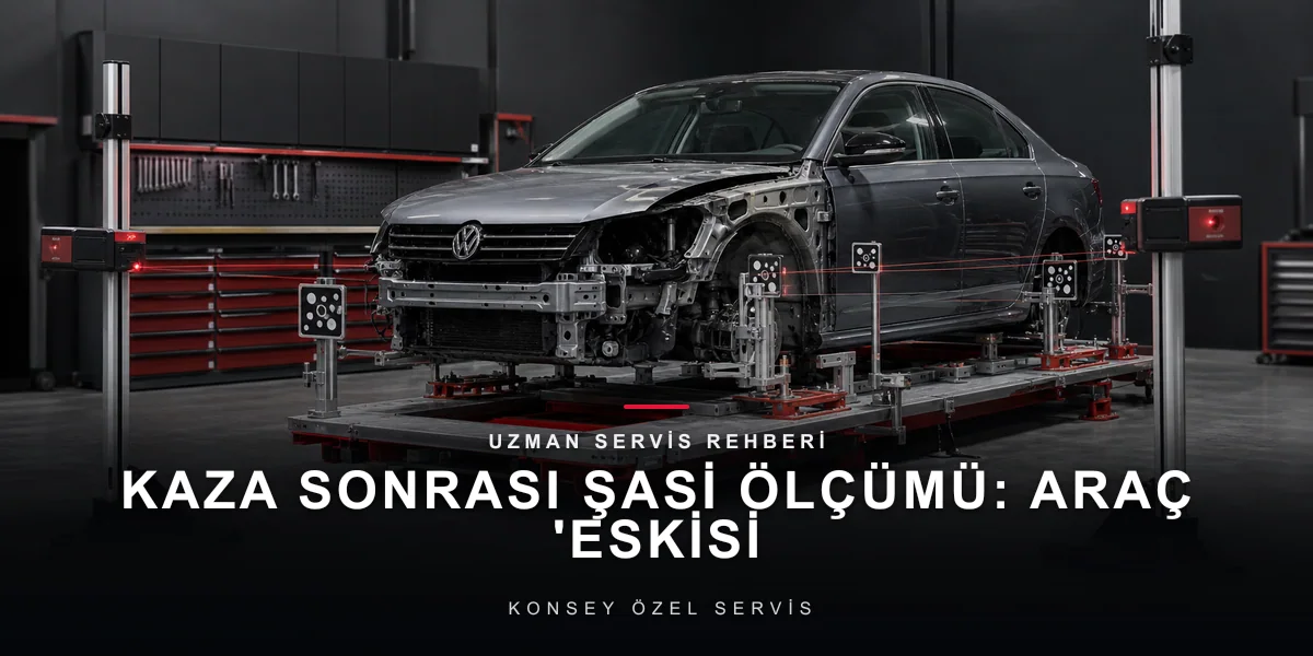 Kaza Sonrası Şasi Ölçümü: Araç 'Eskisi Gibi' Ne Zaman Olur? için Konsey Özel Servis görseli