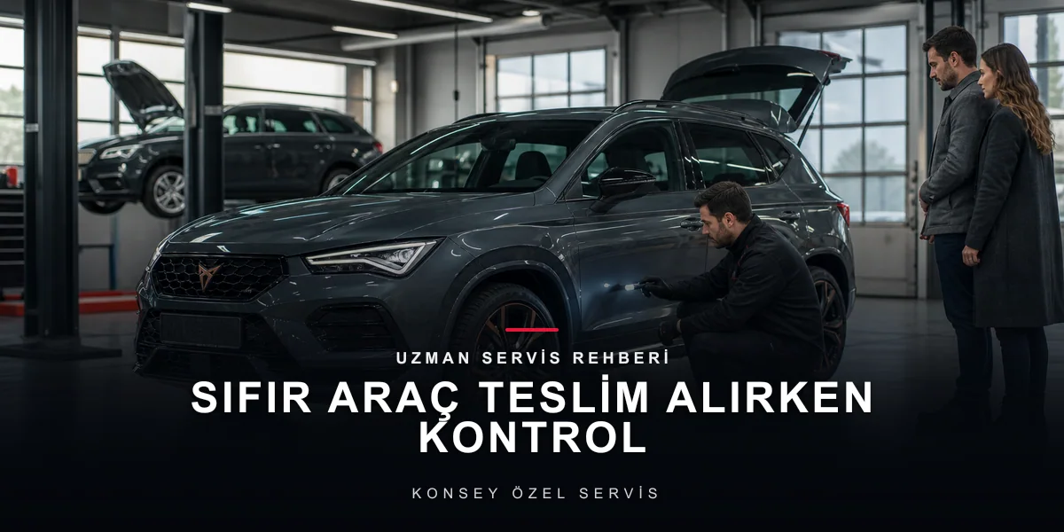 Sıfır Araç Teslim Alırken Kontrol Listesi: İmzadan Önce 20 Dakika için Konsey Özel Servis görseli