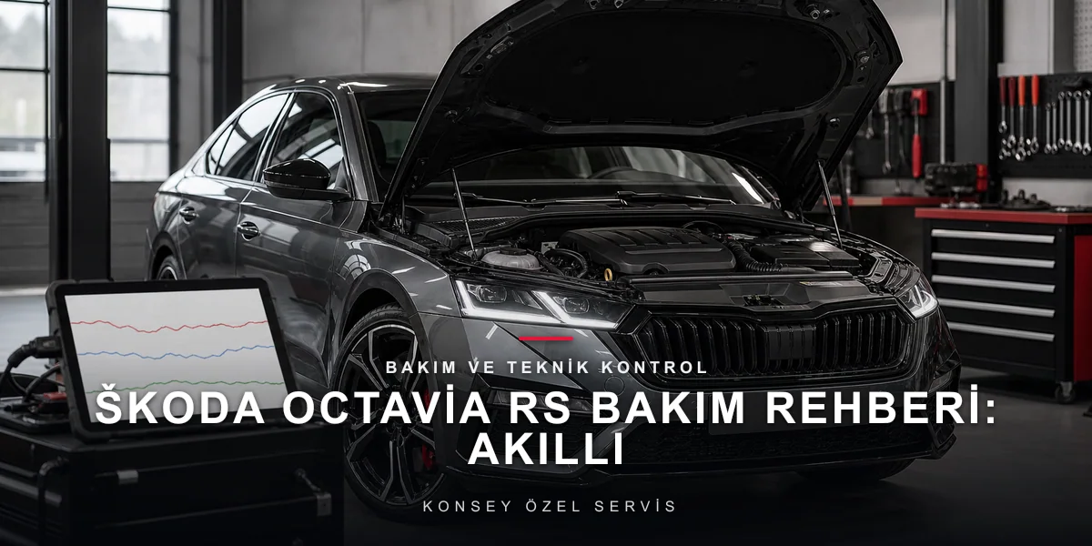 Škoda Octavia RS Bakım Rehberi: Akıllı Performansın Servisi için Konsey Özel Servis görseli