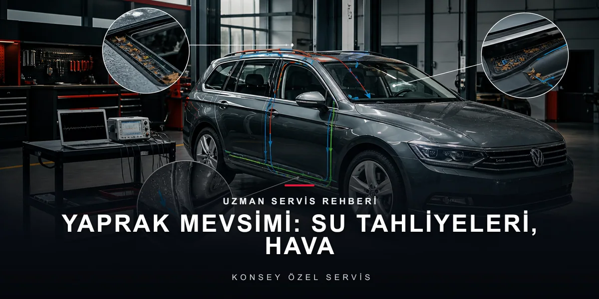 Yaprak Mevsimi: Su Tahliyeleri, Hava Girişi ve Sunroof Kanalları için Konsey Özel Servis görseli