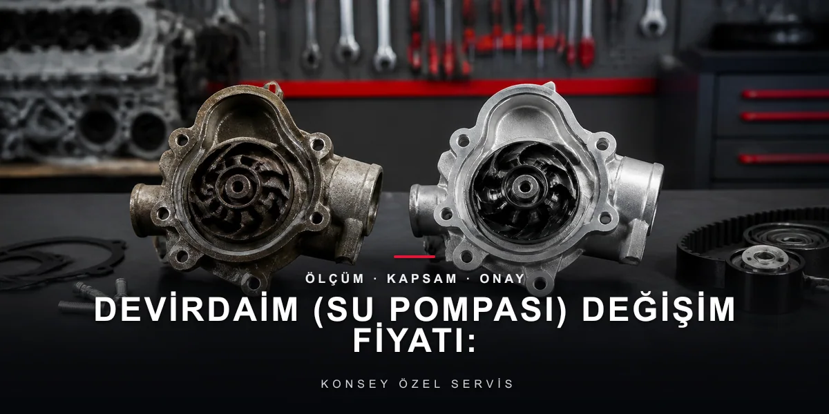 Devirdaim (Su Pompası) Değişim Fiyatı: Triger Ortaklığı Gerçeği için Konsey Özel Servis görseli