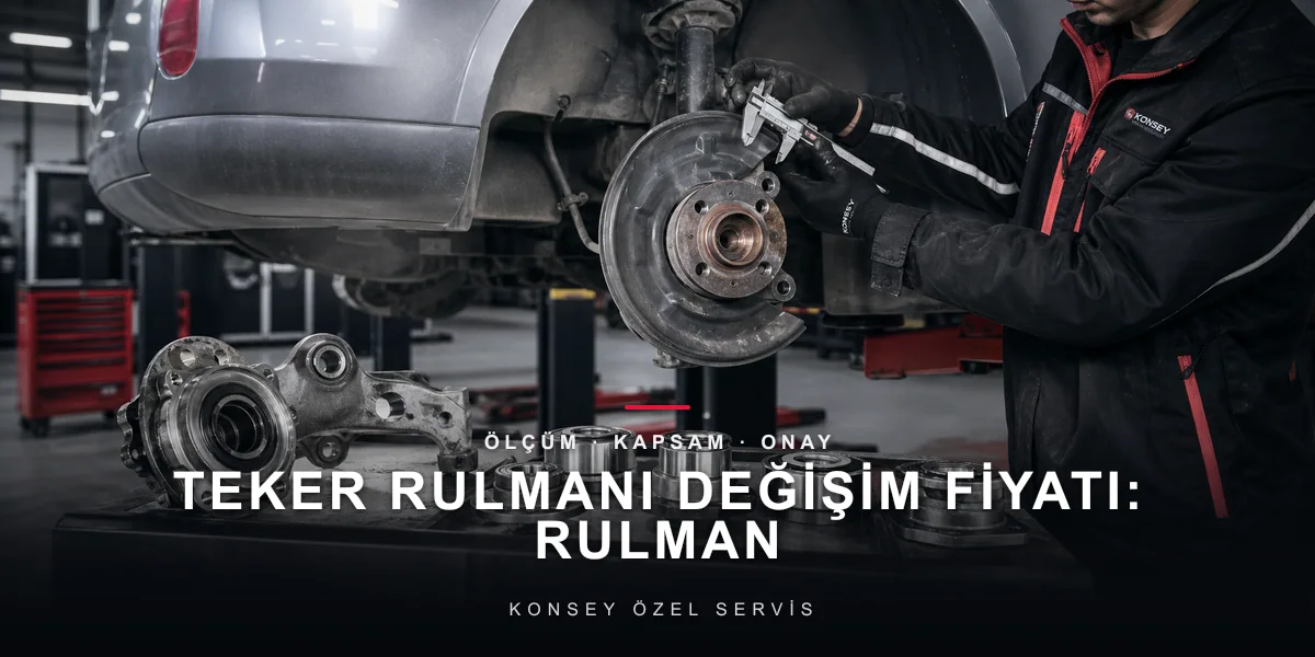 Teker Rulmanı Değişim Fiyatı: Rulman Tipi Fiyatın Anahtarı için Konsey Özel Servis görseli