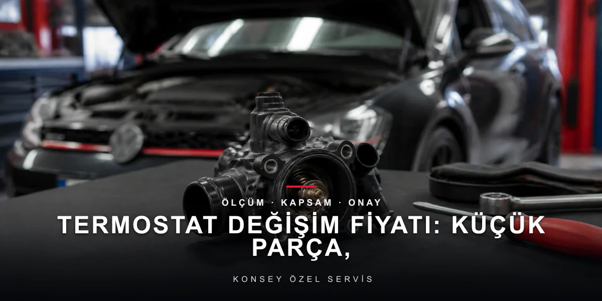 Termostat Değişim Fiyatı: Küçük Parça, Değişken İşçilik için Konsey Özel Servis görseli
