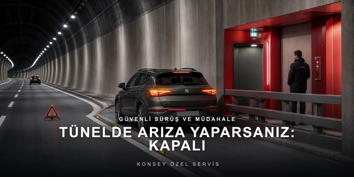 Tünelde Arıza Yaparsanız: Kapalı Alanın Özel Kuralları için Konsey Özel Servis görseli