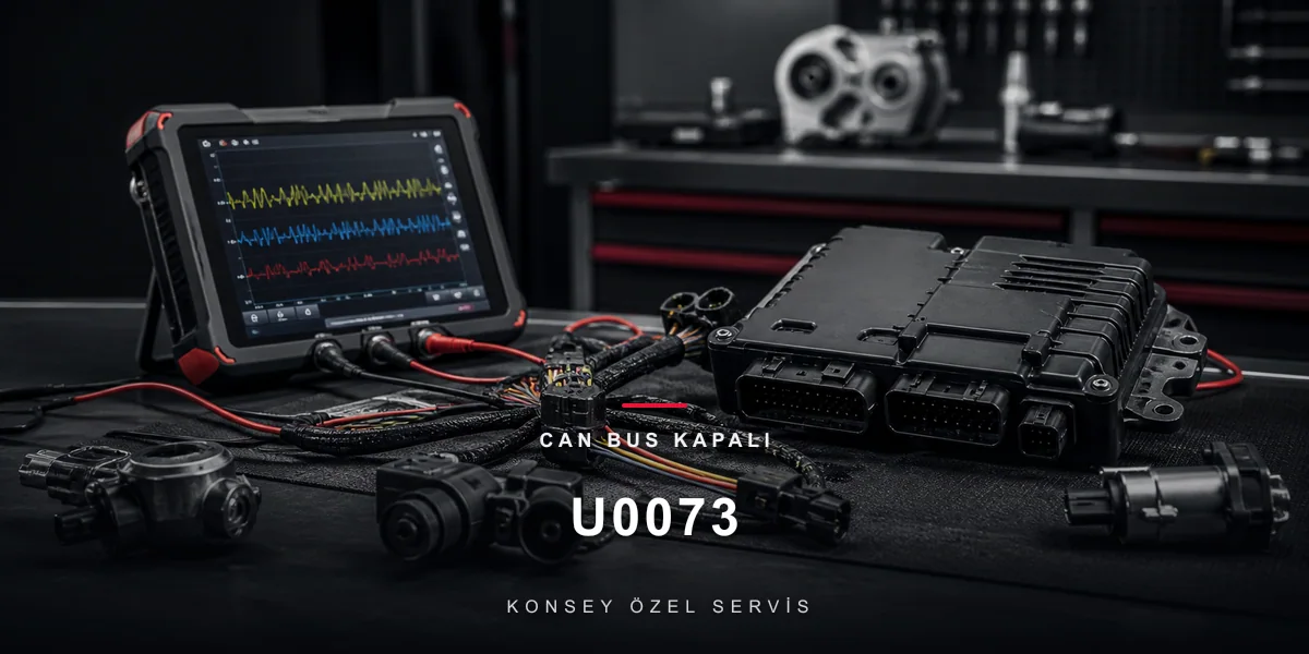 U0073 Arıza Kodu: CAN Bus Kapalı — Araç İçi İletişim Çökmesi için Konsey Özel Servis görseli