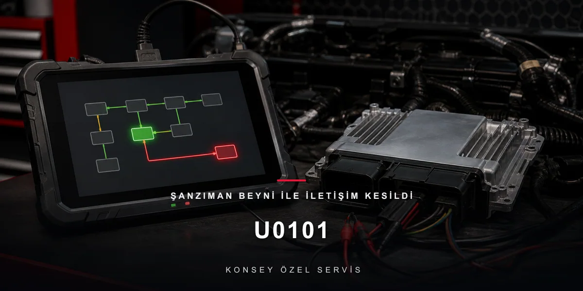 U0101 Arıza Kodu: Şanzıman Beyni ile İletişim Kesildi için Konsey Özel Servis görseli