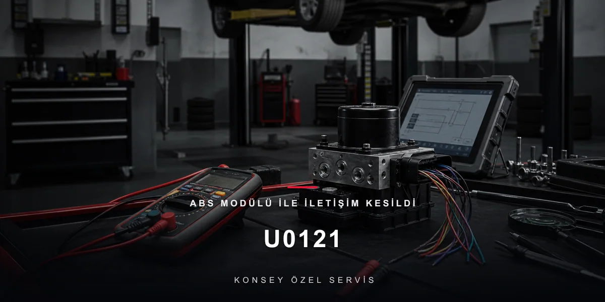 U0121 Arıza Kodu: ABS Modülü ile İletişim Kesildi — Zincirleme Etki için Konsey Özel Servis görseli