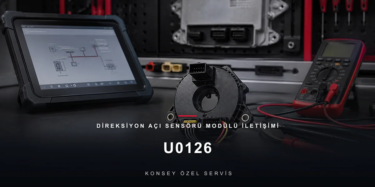 U0126 Arıza Kodu: Direksiyon Açı Sensörü Modülü İletişimi Kayıp için Konsey Özel Servis görseli