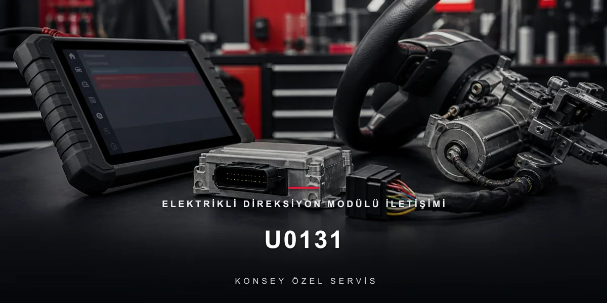 U0131 Arıza Kodu: Elektrikli Direksiyon Modülü İletişimi Kayıp — EPS Sessiz için Konsey Özel Servis görseli