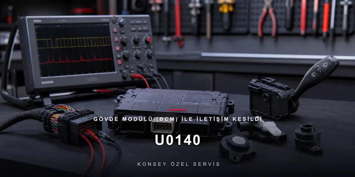 U0140 Arıza Kodu: Gövde Modülü (BCM) ile İletişim Kesildi için Konsey Özel Servis görseli