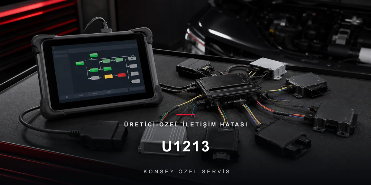 U1213 Arıza Kodu: Üretici-Özel İletişim Hatası — U1xxx Bölgesini Okumak için Konsey Özel Servis görseli