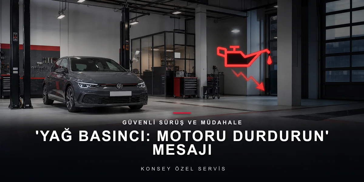 Konsey Özel Servis - blog yag basinci durun mesaji