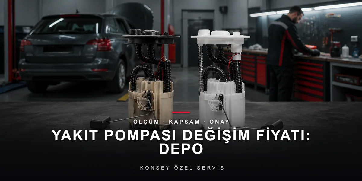 Yakıt Pompası Değişim Fiyatı: Depo İçinden Yüksek Basınca için Konsey Özel Servis görseli