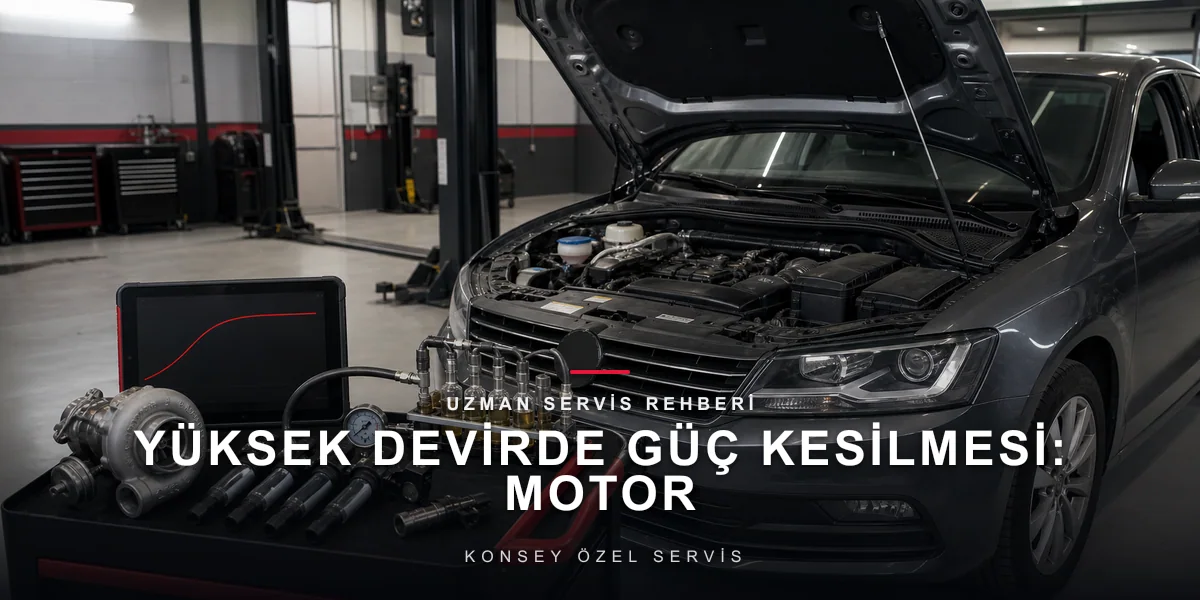 Yüksek Devirde Güç Kesilmesi: Motor Neden Üst Devirde Tıkanır? için Konsey Özel Servis görseli
