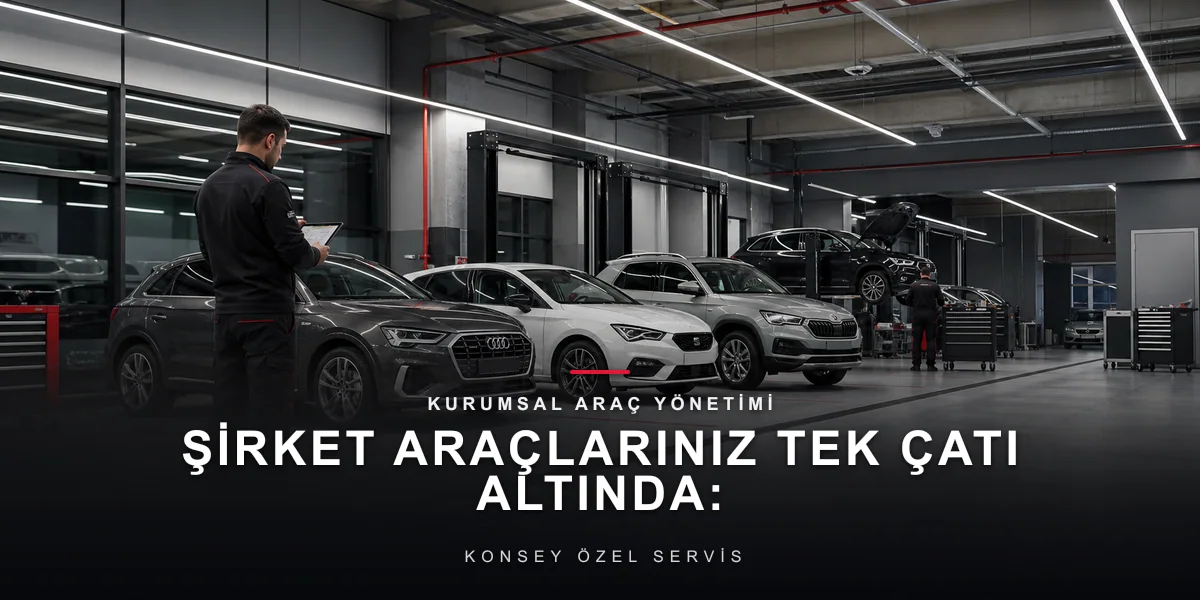 Şirket araçlarınız tek çatı altında: planlı, belgeli, kesintisiz. için Konsey Özel Servis görseli