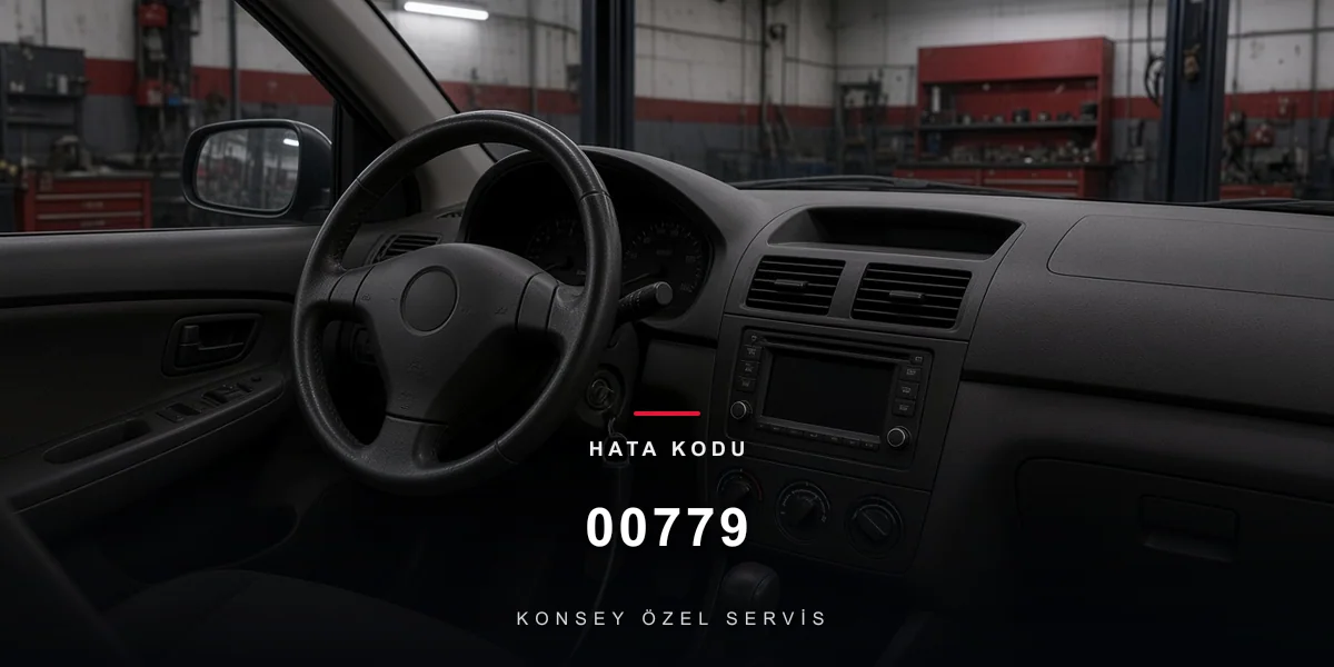 00779 hata kodu: atölyede direksiyon ve alta inen tanı kablosu, Konsey