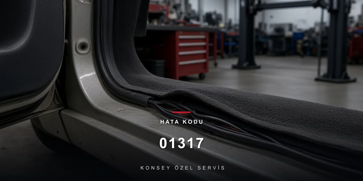 01317 hata kodu: atölyede araç içi kablo demeti, Konsey