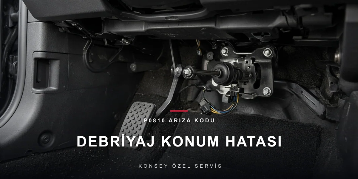 P0810 arıza kodu: pedal altında debriyaj konum çubuğu ve açık fiş, Konsey