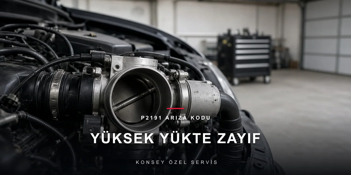P2191 arıza kodu: açık hava filtresi ve gaz kelebeği, Konsey