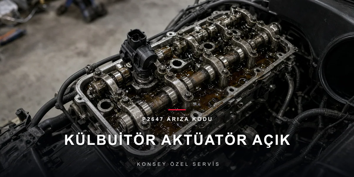 P2647 arıza kodu: silindir kapağında sökük külbütör yağ kontrol solenoidi, Konsey