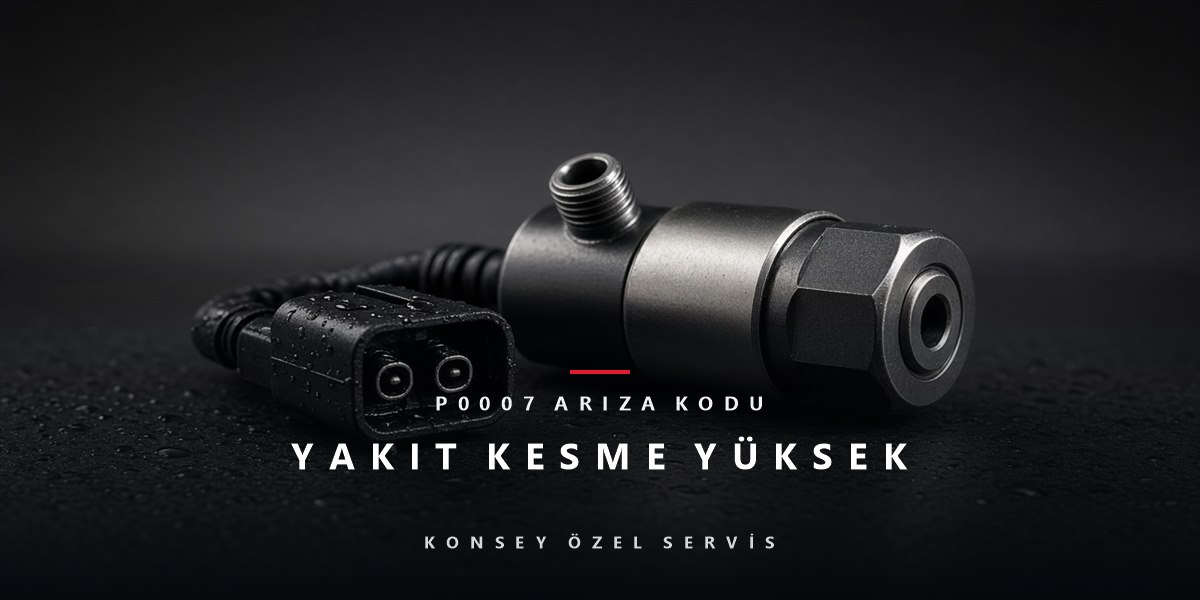 P0007 Arıza Kodu: Yakıt kesme vanası yüksek sinyal için Konsey Özel Servis görseli