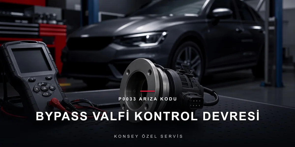 P0033 arıza kodu (hata kodu), turbo bypass valfi kontrol devresi, Konsey Özel Servis